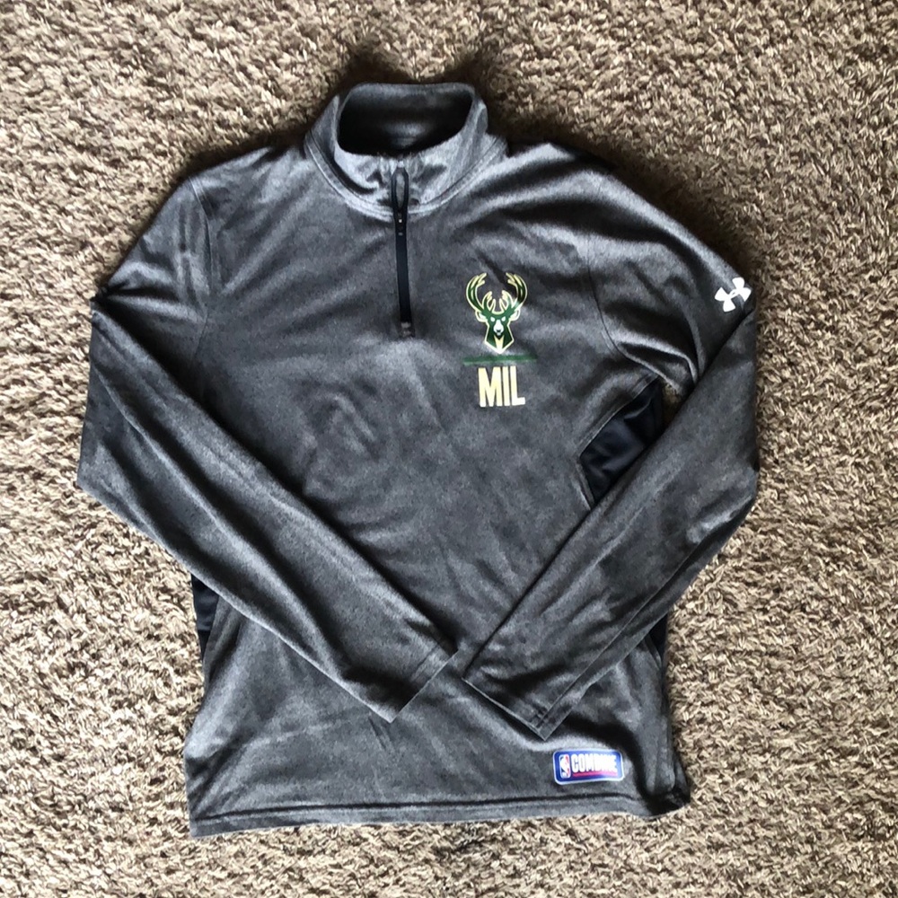 Milwaukee Bucks Under Armor Quarter Zip